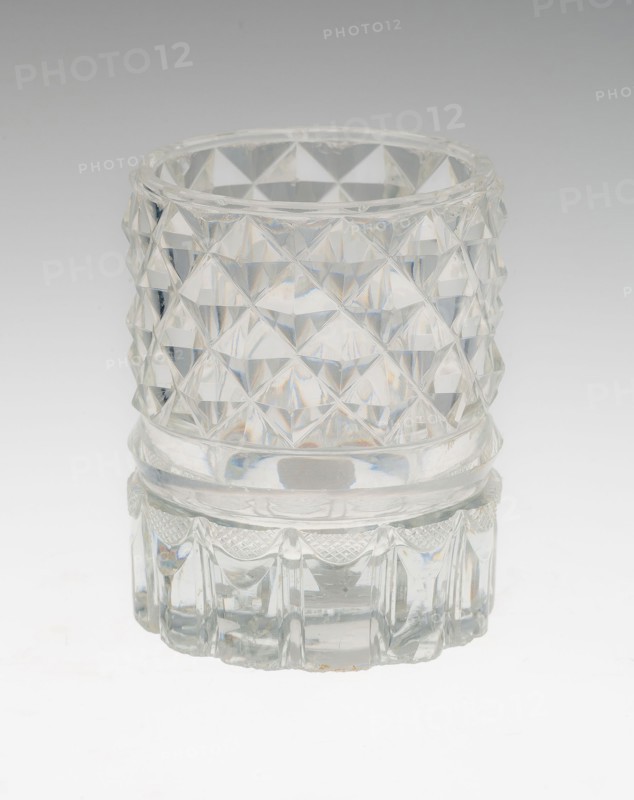 Beaker, c. 1820, Bohemia, Czech Republic, Bohemia, Glass, 8.9 × 7 cm (3 1/2 × 2 3/4 in.)