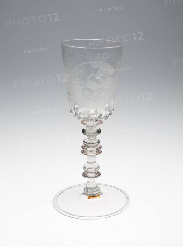 Goblet, c. 1740, Germany, Nuremberg, Nuremberg, Glass, 24.1 x 8.3 cm (9 1/2 x 3 1/4 in.)