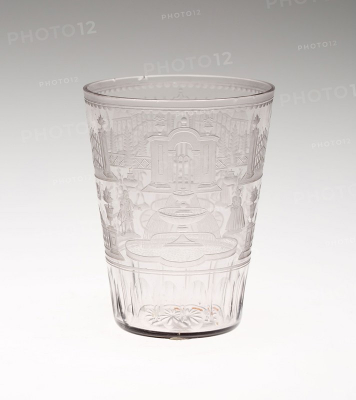Beaker, c. 1720, Schleswig, Germany, Schleswig, Glass, 9.5 x 7 cm (3 3/4 x 2 3/4 in.)