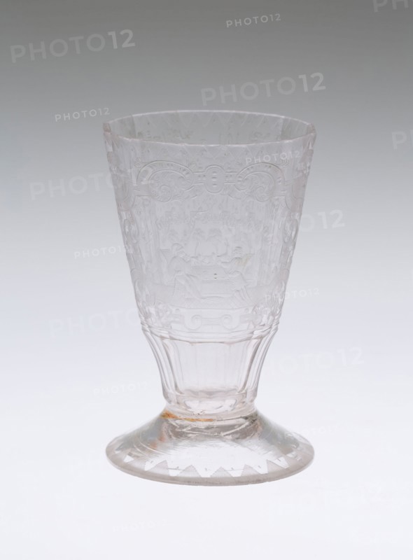 Drinking Glass, Early 18th century, Germany, Schleswig, Schleswig, Glass, 10.5 x 6.8 cm (4 1/8 x 2 11/16 in.)