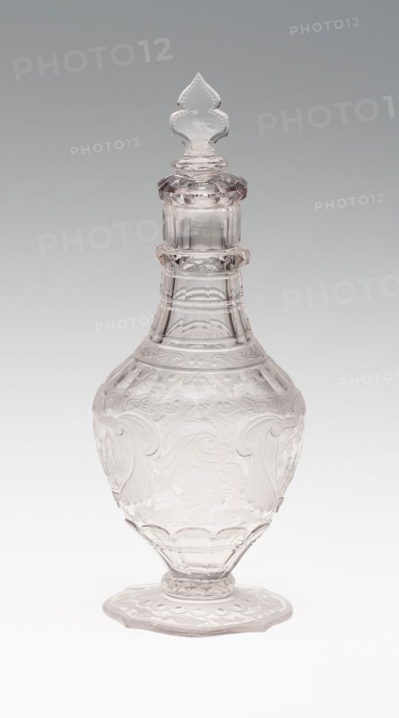 Cruet, c. 1750, Poland (formerly German Silesia), Silesia, Glass, H. 17.5 cm (6 7/8 in.)