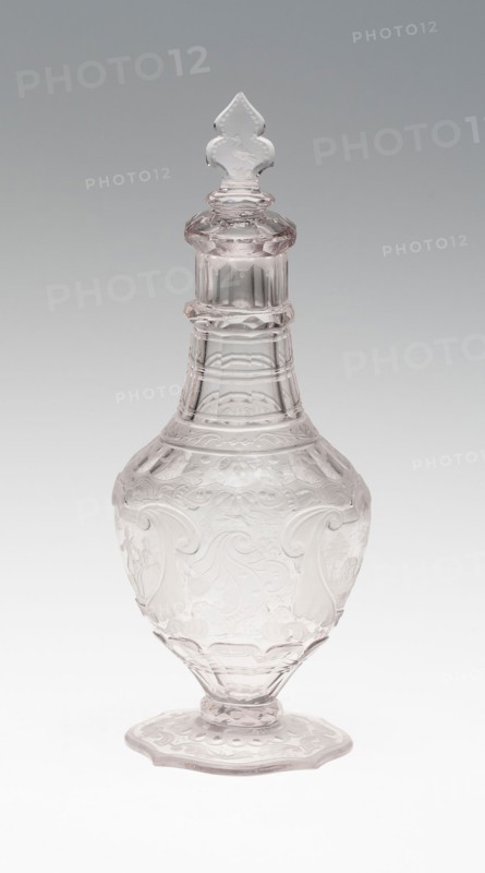Cruet, c. 1750, Poland (formerly German Silesia), Silesia, Glass, H. 17.5 cm (6 7/8 in.)