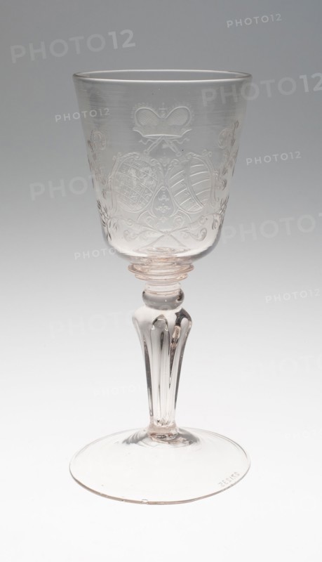 Goblet, c. 1720, Germany, Georg Ernst Kunckel (German, 1692-1750), Germany, Glass, 31.8 x 9.5 cm (12 1/2 x 3 3/4 in.)