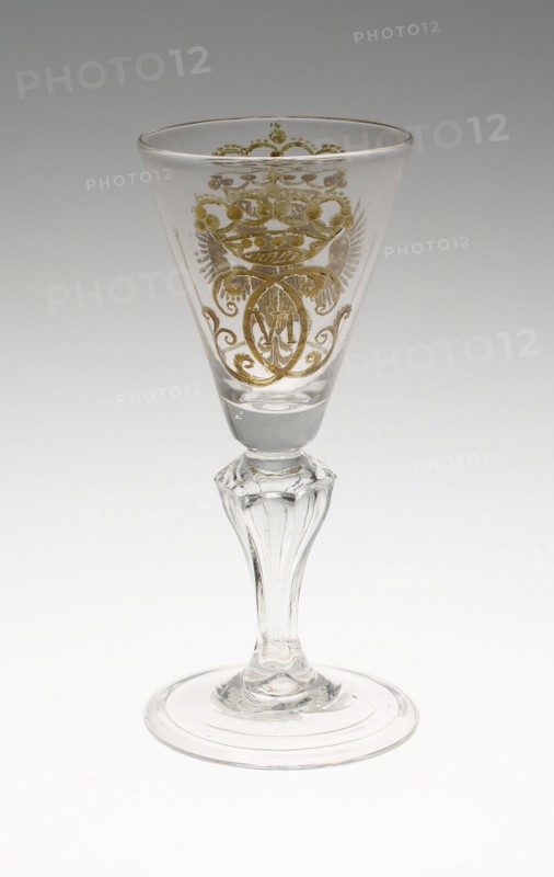 Wine Glass, c. 1730, Germany, Glass, H. 16.2 cm (6 3/8 in.)