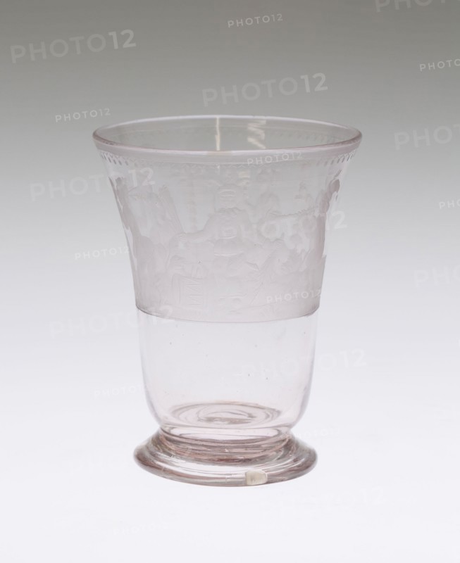 Beaker, c. 1720, Germany, Glass, H. 9.8 cm (3 7/8 in.)