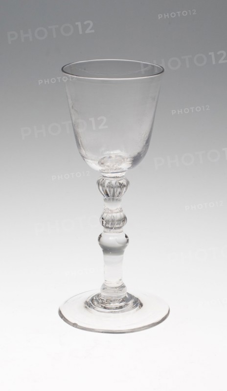 Wine Glass, c. 1770, England or Netherlands, England, Glass, blown and stipple engraved, 17.5 × 6.7 cm (6 7/8 × 2 5/8 in.)