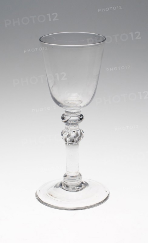 Wine Glass, c. 1795, England or Netherlands, England, Glass, blown and stipple engraved, 17.5 × 6.7 cm (6 7/8 × 2 5/8 in.)