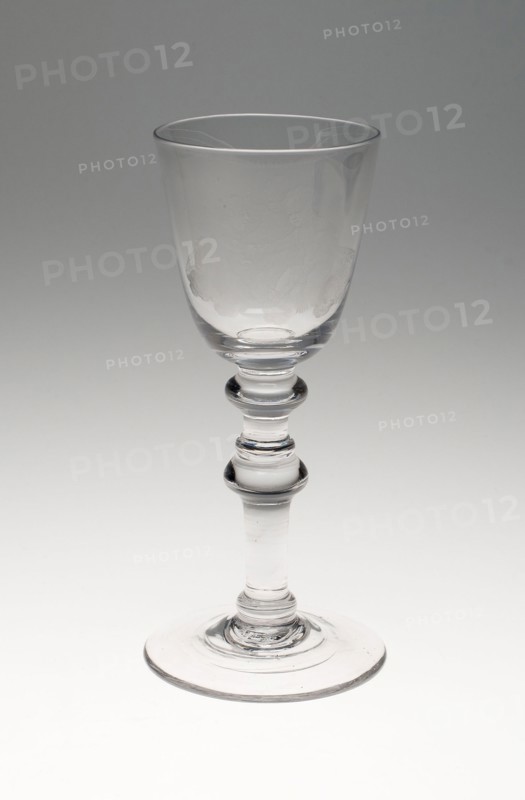 Wine Glass, c. 1795, England or Netherlands, England, Glass, blown and stipple engraved, 19.1 × 7.6 cm (7 1/2 × 3 in.)