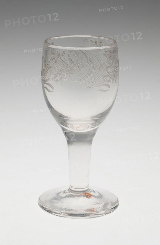 Wine Glass, Late 18th century, England, Glass, 11.4 × 4.8 cm (4 1/2 × 1 7/8 in.)