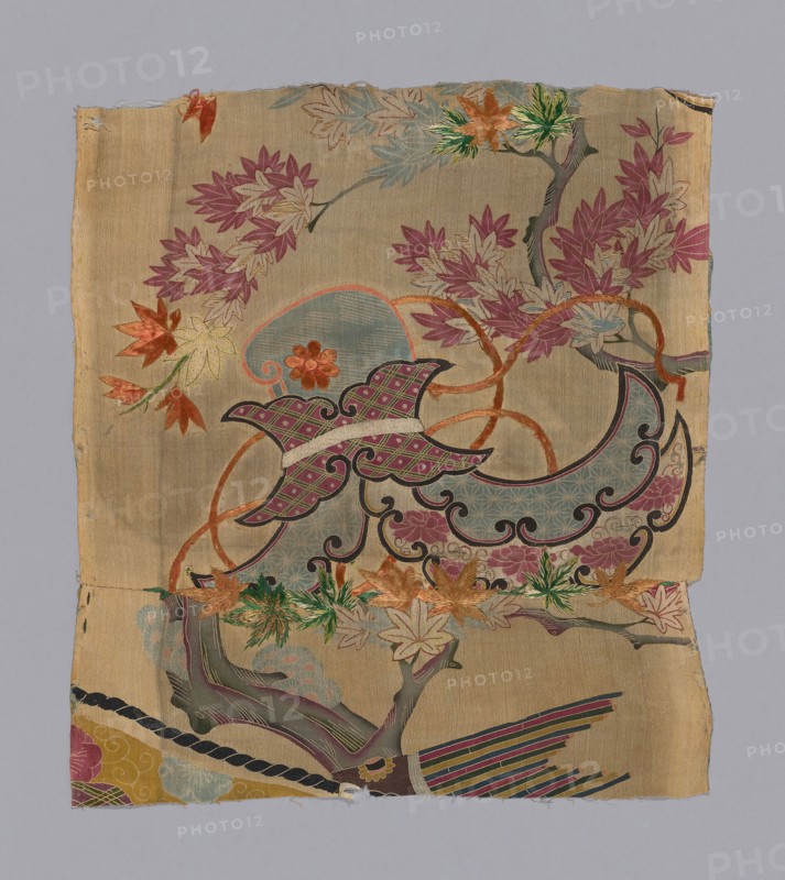 Fragment, Edo period (1615–1868), 1701/50, Japan, 37.5 x 33.7 cm (14 3/4 x 13 1/4 in.)