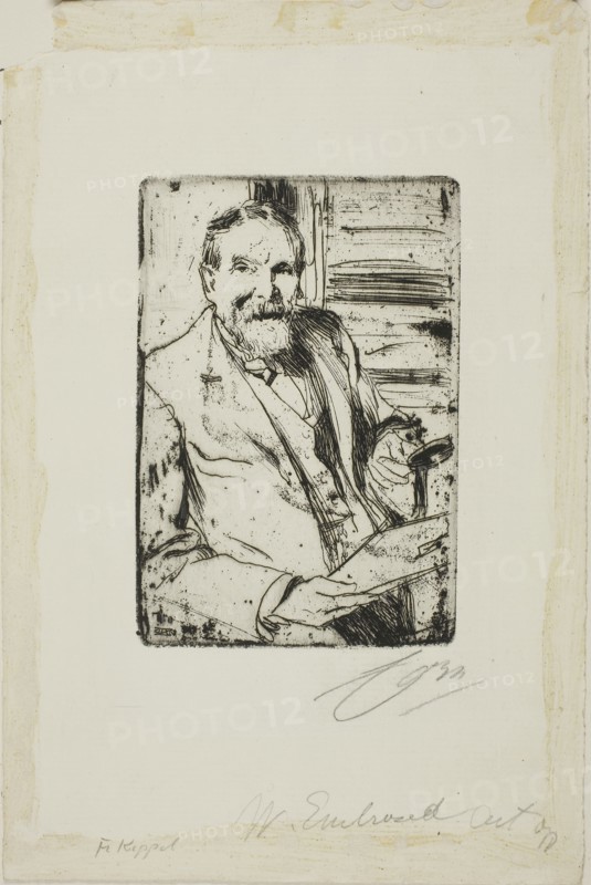 Frederick Keppel II, 1898, Anders Zorn, Swedish, 1860-1920, Sweden, Etching on ivory laid paper, 128 x 87 mm (image/plate), 239 x 158 mm (sheet)