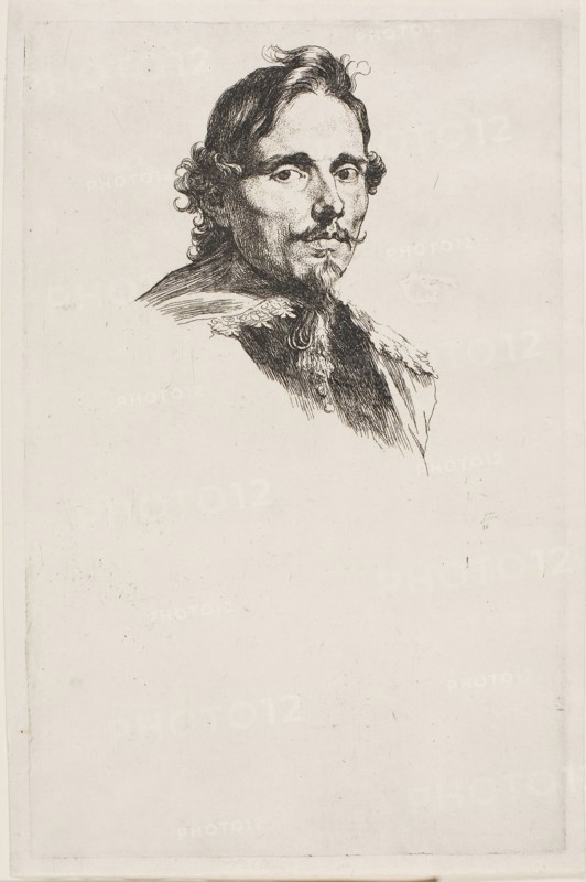 Philippe Le Roy, 1630/40, Anthony van Dyck, Flemish, 1599-1641, Flanders, Etching, with stippling, in black on ivory laid paper, 241 × 155 mm (image/plate), 256 × 169 mm (sheet)