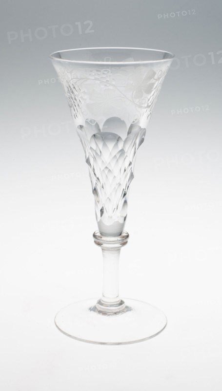 Wine Glass, c. 1790, England, Glass, H. 15.6 cm (6 1/8 in.)