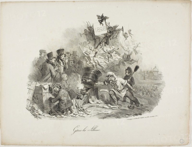 Gâres les Albums, 1828, Denis Auguste Marie Raffet (French, 1804-1860), published by Chez M. Chabert (French, 19th century), France, Lithograph in black on ivory wove paper, 204 × 267 mm (image), 277 × 362 mm (sheet)