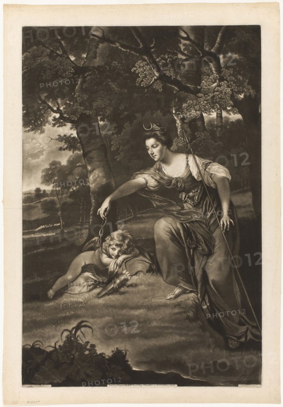Elizabeth, Duchess of Manchester and Her Son, c. 1770, James Watson (Irish, c. 1740-1790), after Sir Joshua Reynolds (English, 1723-1792), Ireland, Mezzotint on cream laid paper, 690 x 470 mm (sheet), 620 x 410 mm (image)