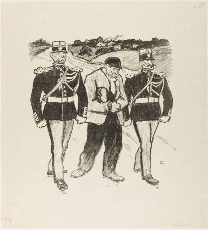 Without a Cent, March 1894, Théophile-Alexandre Steinlen (French, born Switzerland, 1859-1923), printed by Edouard Kleinmann (French, 1844-1927), France, Lithograph in black on ivory wove paper, 315 × 291 mm (image), 499 × 408 mm (sheet)