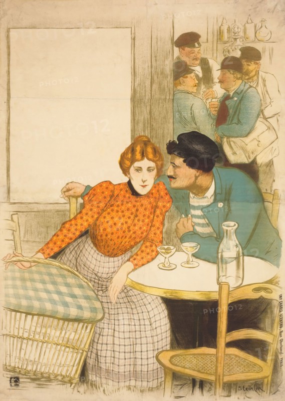 L’Assommoir, 1900, Théophile-Alexandre Steinlen, French, born Switzerland, 1859-1923, France, Lithograph on paper.