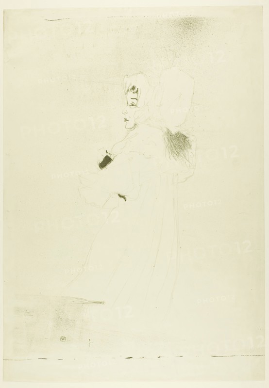 Miss May Belfort (large plate), 1895, Henri de Toulouse-Lautrec, French, 1864-1901, France, Color lithograph on cream wove paper, 499 × 380 mm (image), 544 × 380 mm (sheet)