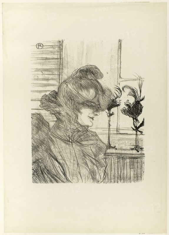 Le Margoin (Mademoiselle Louise Blouet), 1900, Henri de Toulouse-Lautrec, French, 1864-1901, France, Lithograph on cream wove paper, 316 × 250 mm (image), 505 × 359 mm (sheet)