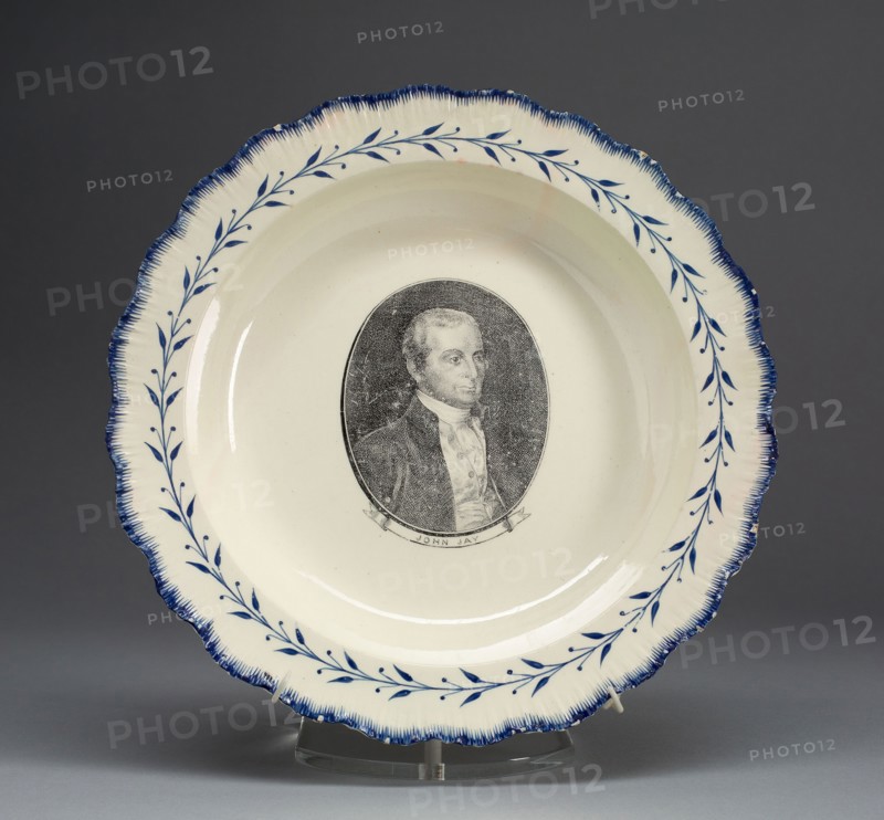 Soup Plate, c. 1790, English for the American market, Leeds, England, Creamware, Diam. 24.3 cm (9 9/16 in.)