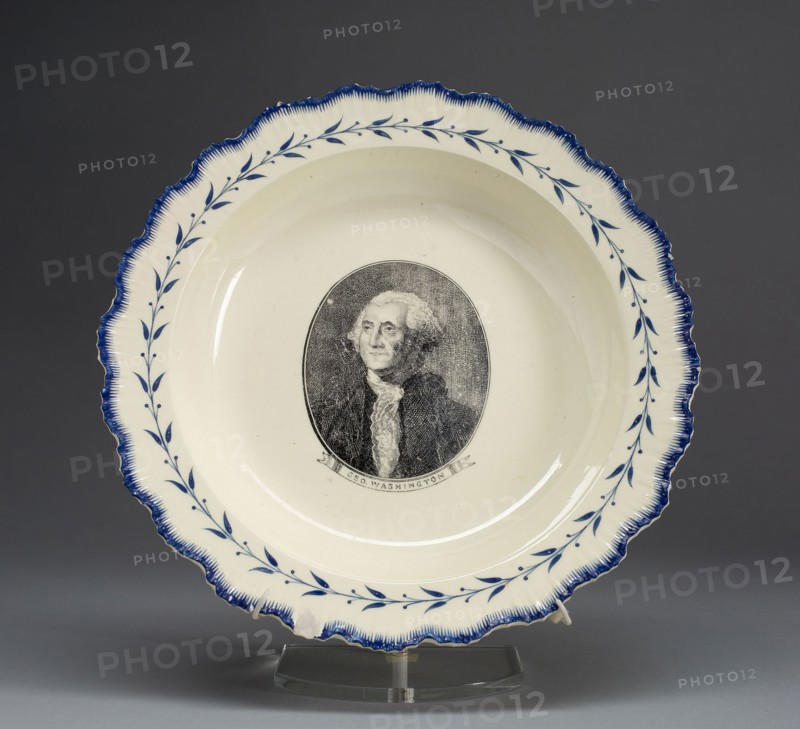 Soup Plate, c. 1790, English for the American market, Leeds, England, Creamware, Diam. 24.3 cm (9 9/16 in.)