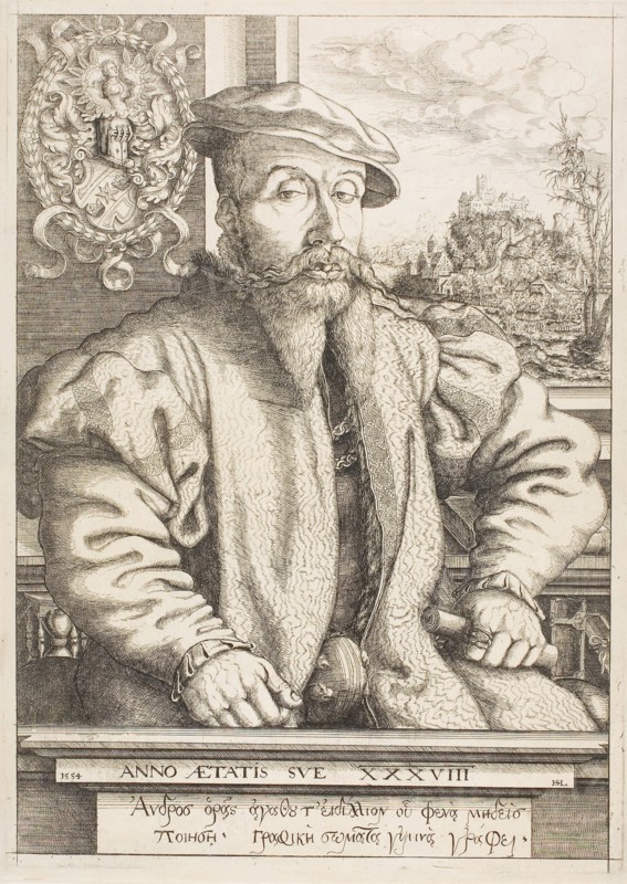 Dr. Roggenbach of Bamberg, 1554, Hanns Lautensack, German, 1524-1560/66, Germany, Etching on paper
