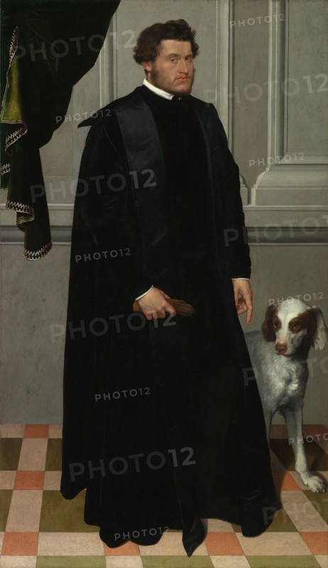 Gian Lodovico Madruzzo, 1551/52, Giovanni Battista Moroni, Italian, 1520/24-1578, Italy, Oil on canvas, 199.8 × 116 cm (78 5/8 × 45 5/8 in.)
