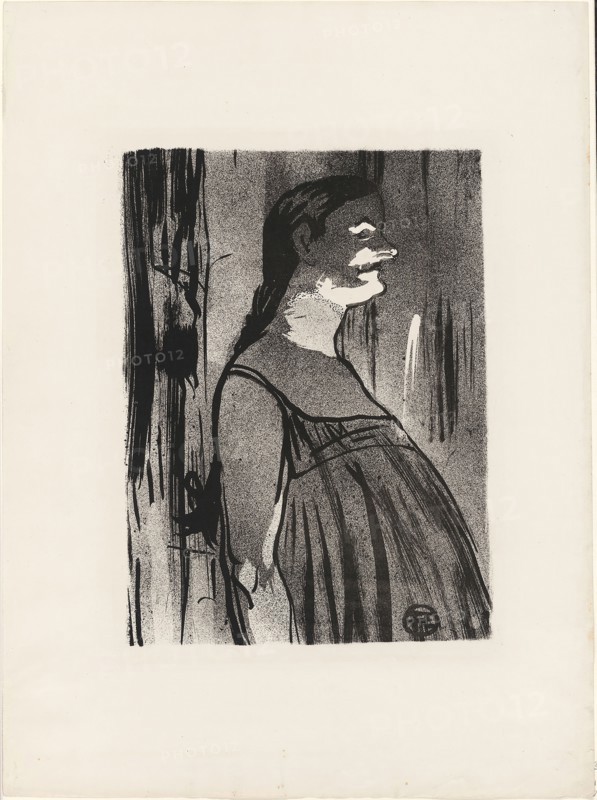 Madame Abdala, from Le Café-Concert, 1893, Henri de Toulouse-Lautrec (French, 1864-1901), printed by Edward Ancourt & Cie (French, 19th-20th c.), published by L’Estampe originale (French, 1893-1895), France, Lithograph on ivory wove paper, 273 × 200 mm (image), 435 × 323 mm (sheet)