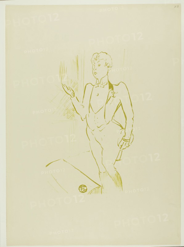 Mary Hamilton, from Le Café-Concert, 1893, Henri de Toulouse-Lautrec (French, 1864-1901), printed by Edward Ancourt & Cie (French, 19th-20th c.), published by L’Estampe originale (French, 1893-1895), France, Color lithograph on ivory wove paper, 266 × 160 mm (image), 441 × 319 mm (sheet)