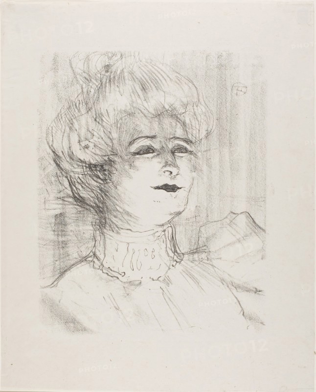 Marie-Louise Marsy, from Treize Lithographies, 1898, published before 1906, Henri de Toulouse-Lautrec, French, 1864-1901, France, Lithograph on ivory laid paper, 287 × 234 mm (image), 392 × 315 mm (sheet)