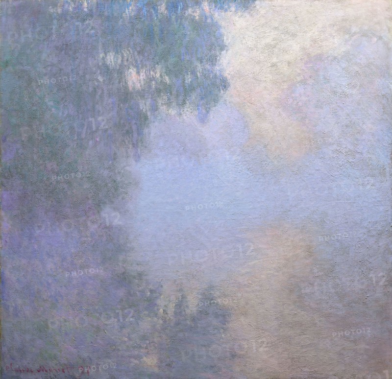 Branch of the Seine near Giverny (Mist), from the series Mornings on the Seine, 1897, Claude Monet, French, 1840-1926, France, Oil on canvas, 89.9 × 92.7 cm (35 3/8 × 36 1/2 in.)