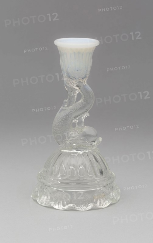 Candlestick, 1850/70, Boston and Sandwich Glass Company, Sandwich, Massachusetts, United States, Glass, H.: 17.2 cm (6 3/4 in.)