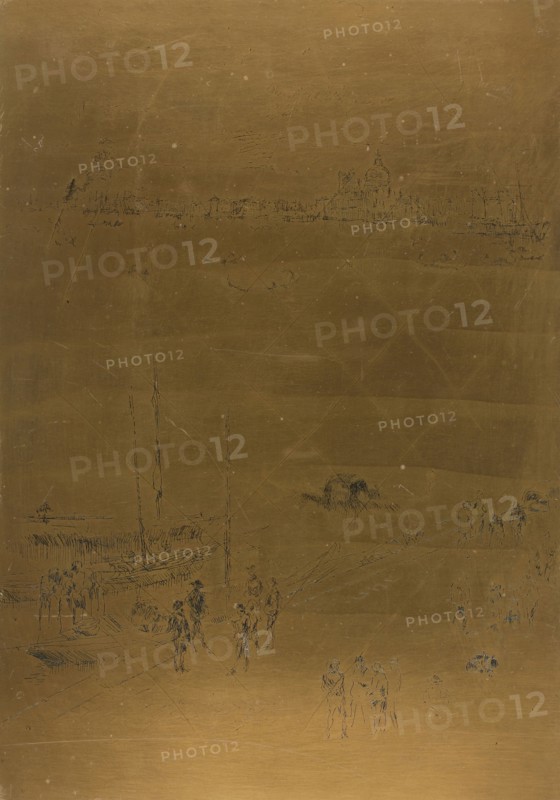 Upright Venice, 1879/80, James McNeill Whistler, American, 1834-1903, United States, Cancelled copper plate, 256 x 180 mm