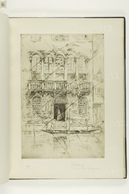 The Balcony, 1879/80, James McNeill Whistler, American, 1834-1903, United States, Etching and drypoint with foul biting, with drypoint cancellation, in black ink on ivory laid paper, 295 x 199 mm (plate), 379 x 275 mm (sheet, sight, bound)