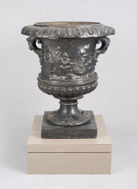 Garden Urn Emblematic of Winter, Mid to late 18th century, England, Lead, 105.4 × 88.9 × 88.9 cm (41 1/2 × 35 × 35 in.)