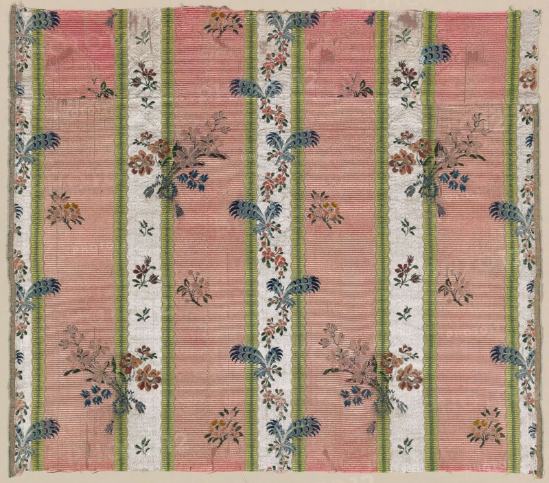 Fragment (Dress Fabric), 18th century, France, 48.9 × 54.6 cm (19 1/4 × 21 1/2 in.)
