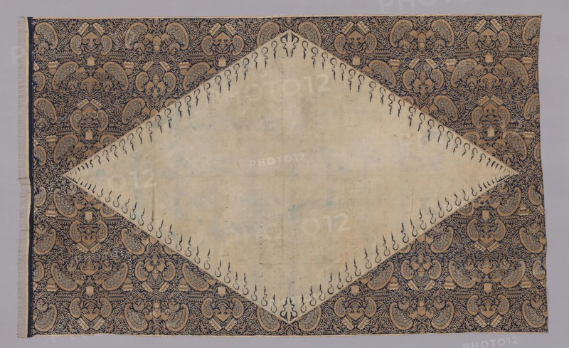 Ceremonial Hip Wrapper (Dodot), Late 19th century, Indonesia, Central Java, Java, Cotton, plain weave, hand-drawn wax resist dyed (batik tulis), two panels joined, 345.1 x 209.6 cm (135 5/8 x 82 1/2 in.)