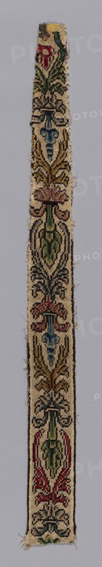 Bell Pull (Fragment), 19th century, France, Paris, Paris, 85.6 x 8.3 cm (33 3/4 x 3 1/4 in.)
