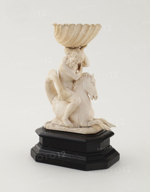 Salt Cellar, 1625/75, Belgium, Belgium, Ivory, 10.5 × 8.6 × 3.2 cm (4 1/8 × 3 3/8 × 1 1/4 in.)