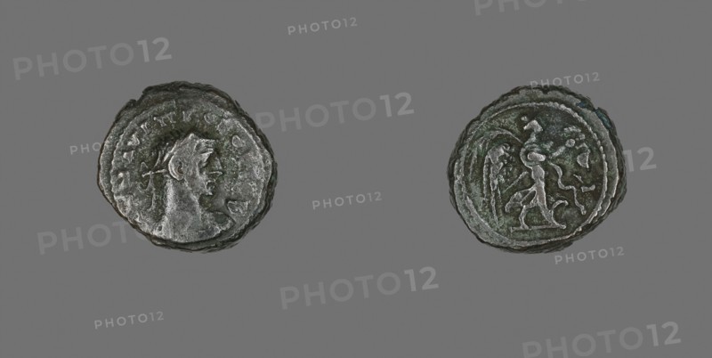 Tetradrachm (Coin) Portraying Emperor Probus, AD 279/280, Roman, Alexandria, Billon, Diam. 2 cm, 8.76 g