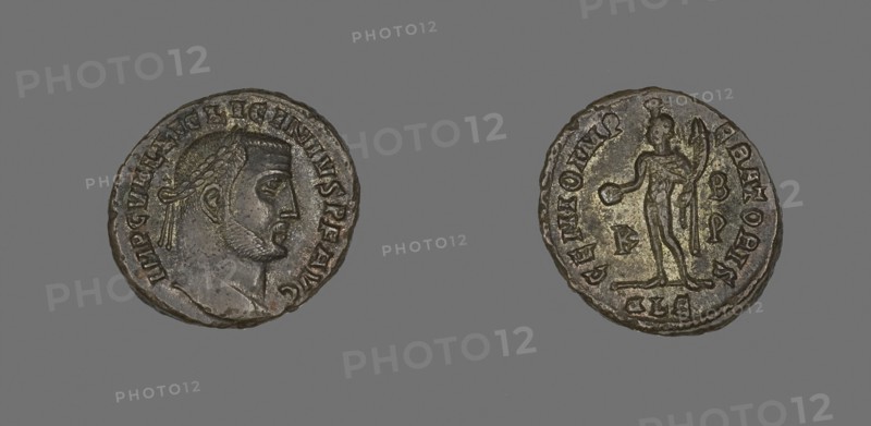As (Coin) Portraying Emperor Licinius, AD 308/324, Roman, minted in Alexandria, Egypt, Alexandria, Bronze, Diam. 2.4 cm, 6.69 g