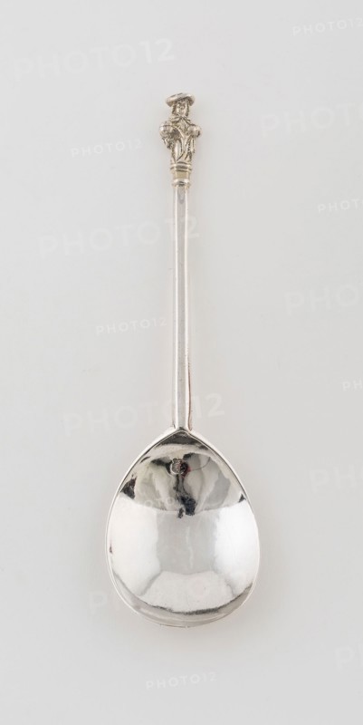 Apostle Spoon: St. Matthew, 1602/03, London, England, London, Silver, figure gilded, 18.7 x 5.1 cm (7 3/8 x 2 in.)