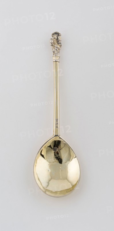 Apostle Spoon: St. John the Divine, 1609/10, London, England, London, Silver gilt, 18.1 x 5.1 cm (7 1/8 x 2 in.)