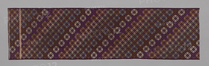 Fragment (From Obi), Meiji period (1868–1912), 1875/1900, Japan, 257.5 x 70.3 cm (101 3/8 x 27 5/8 in.)