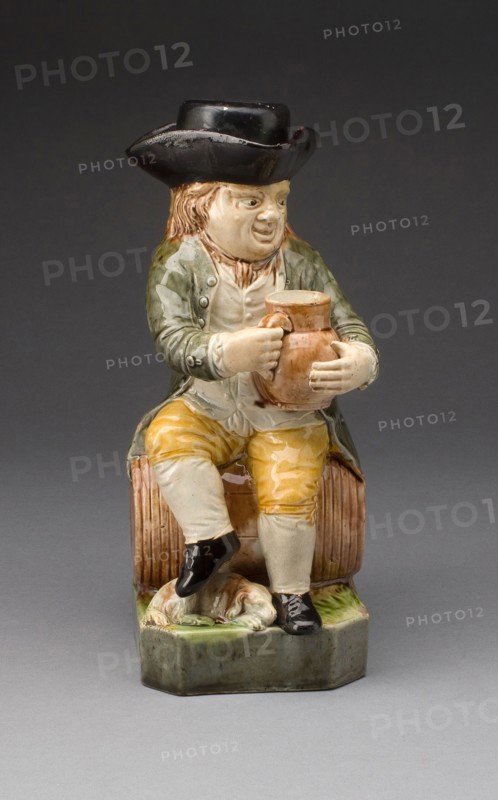 Toby Jug, 1780/90, England, Staffordshire, Staffordshire, Lead-glazed earthenware, H. 25.4 cm (10 in.)