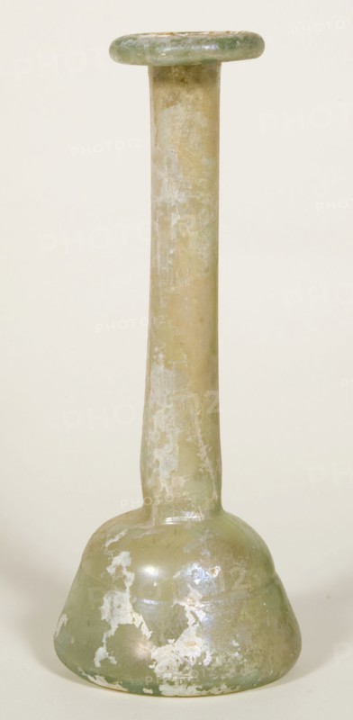 Bottle, 2nd/3rd century AD, Roman, Syria, Glass, blown technique, 16.5 × 6.4 × 6.4 cm (6 1/2 × 2 1/2 × 2 1/2 in.)
