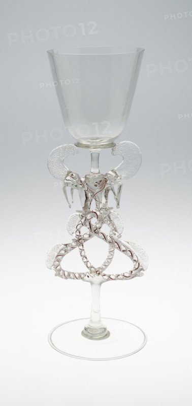 Winged Goblet, 1620/30, Germany, Glass, H. 31.1 cm (12 1/4 in.)