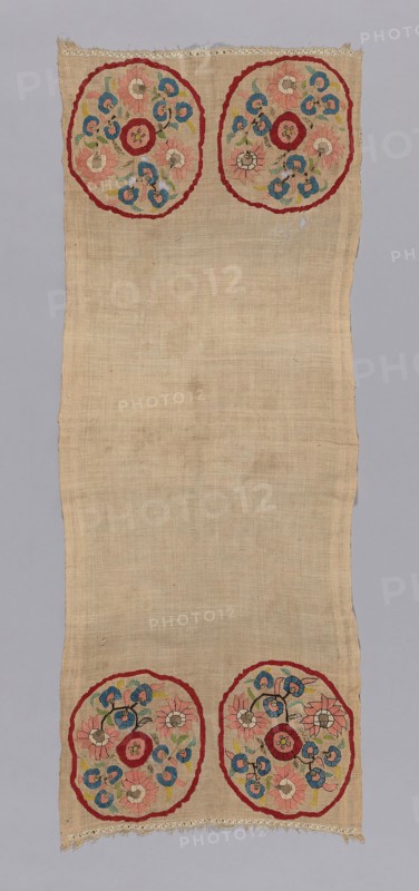 Sash (?), 18th century, Turkey, Turkey, Embroidered, 125 x 48.5 cm (49 1/4 x 19 1/8 in.)
