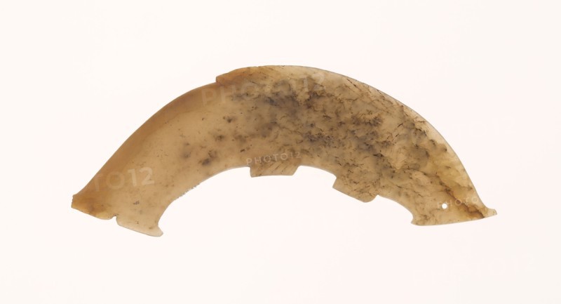 Fish Pendant, Shang or Western Zhou period, 13th/10th century B.C., China, Jade, 3 3/8 × 1 1/16 × 1/16 in.