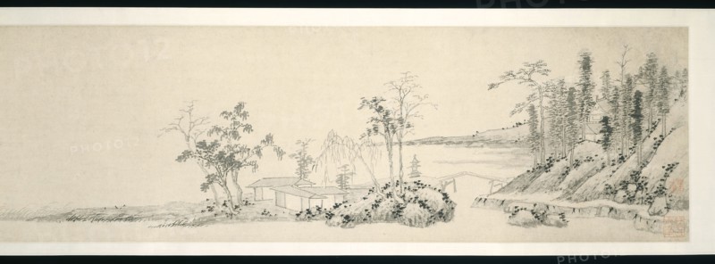 Return to Stone Lake, Ming dynasty (1368–1644), dated 1466, Shen Zhou, ??, Chinese, 1427-1509, China, Handscroll, ink on paper, 26.1 × 157.5 cm (10 1/4 × 62 in.)